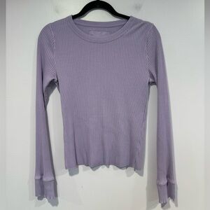 Purple knit Aerie‎ long sleeve